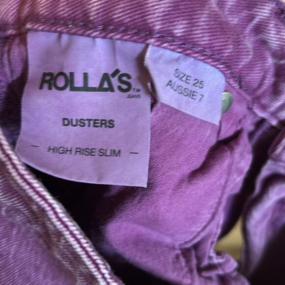 ROLLA'S Duster High Rise Slim Jeans Size 25 - Picture 3 of 6